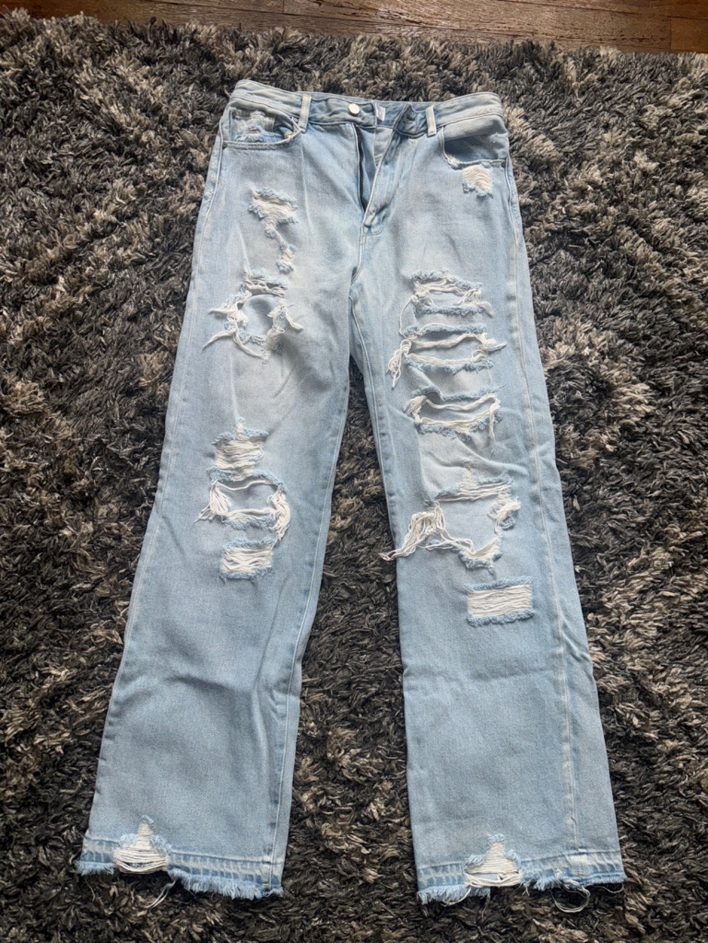 Petra Light Wash Distressed Women’s Jeans